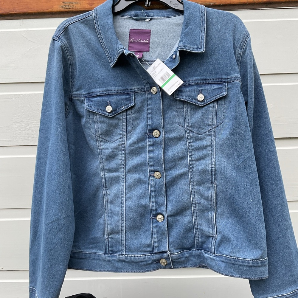 New York & Company Blue Jean Jacket Classic Denim
